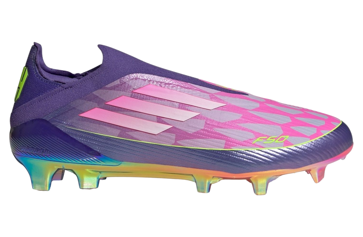 Lamine Yamals X Adidas F50 Purple / Footwear White
