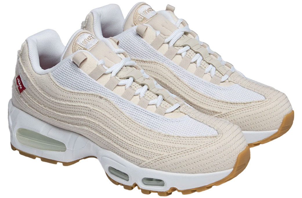 ◆コラボ◆LEVI'S X NIKE AIR MAX 95 WHITE◆正規品◆関税込◆ Levis x Nike Air Max 95 White / Ecru - Jul 2025 - HM4743-100