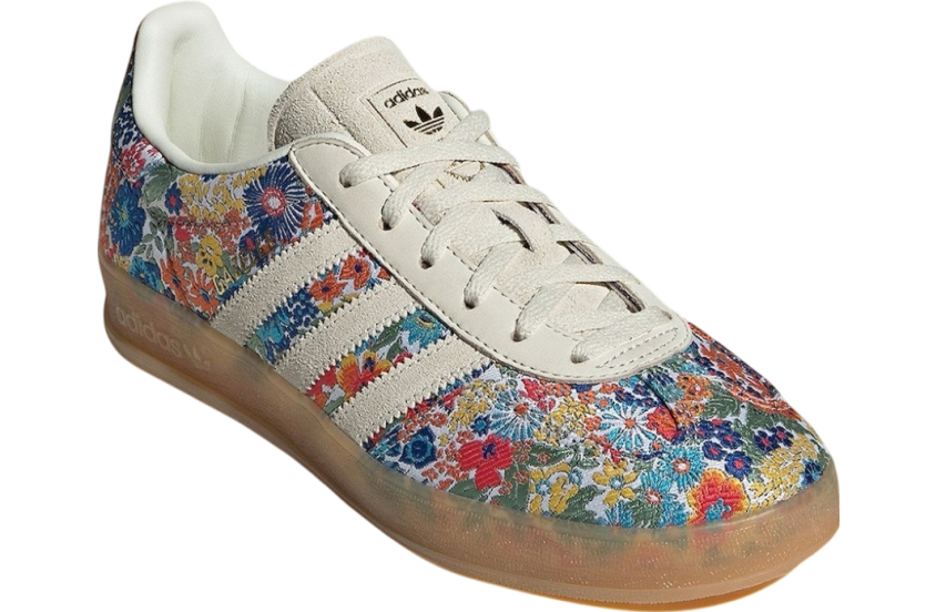 Liberty London x adidas Gazelle Floral Cream