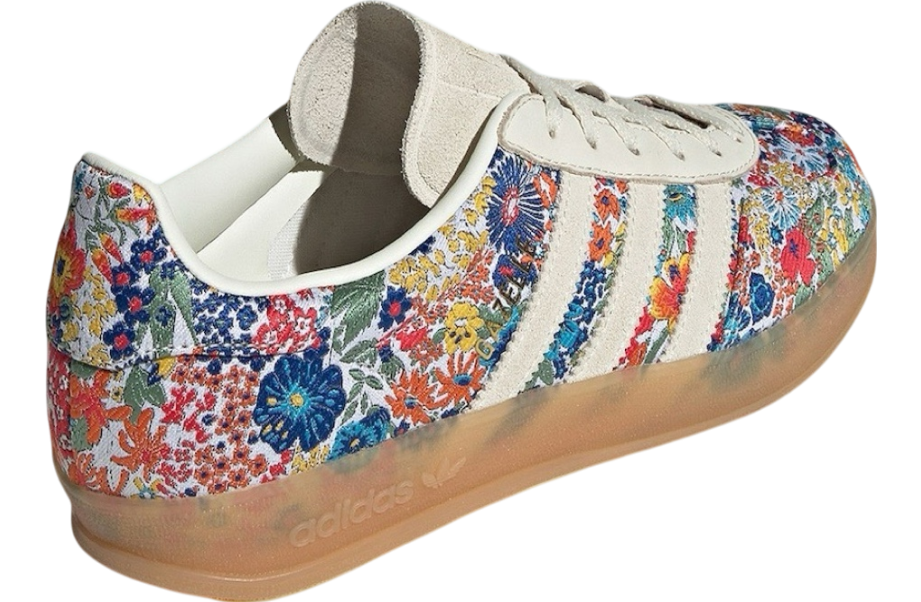 Liberty London x adidas Gazelle Floral Cream