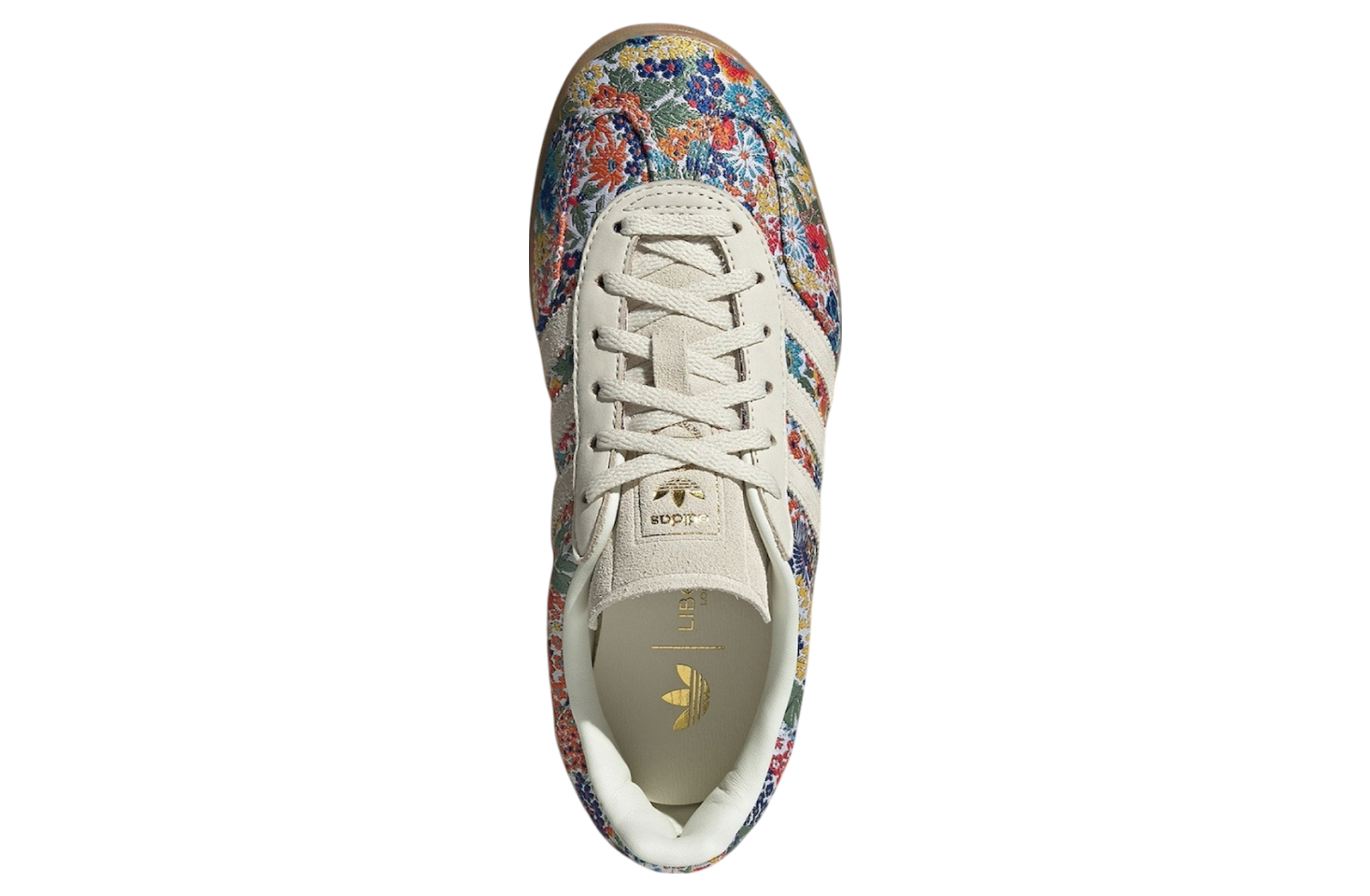 Liberty London x adidas Gazelle Floral Cream