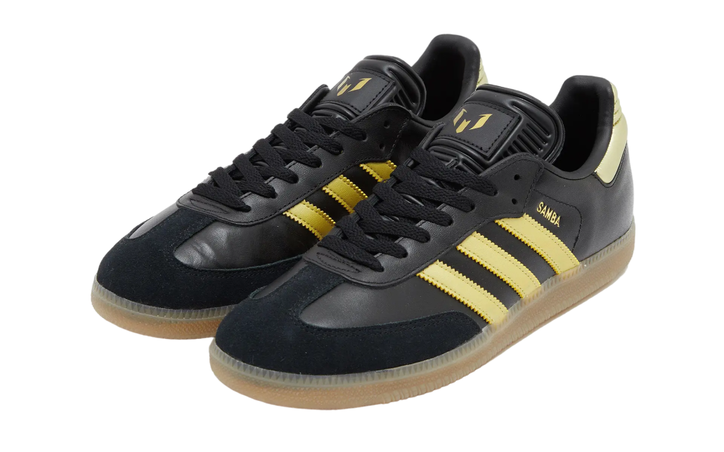 Lionel Messi x Adidas Samba Black Gold