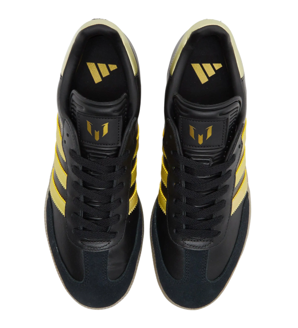 Lionel Messi x Adidas Samba Black Gold