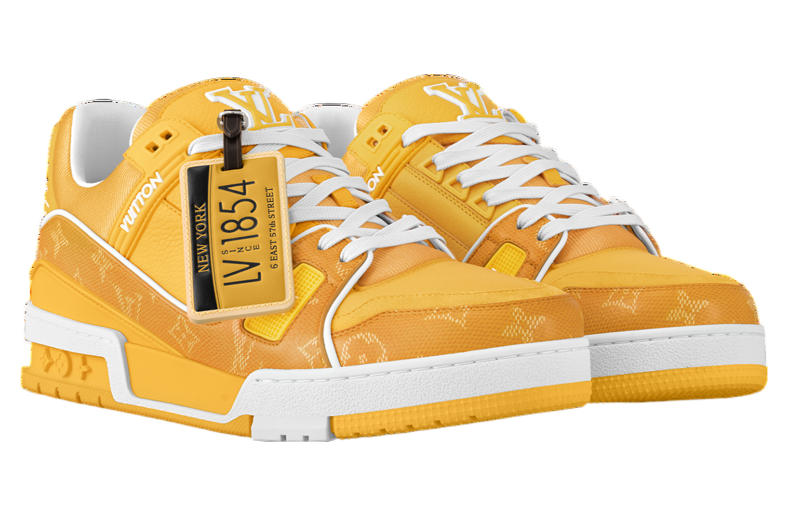 Louis Vuitton 57th Street Nyc LV Trainer Yellow