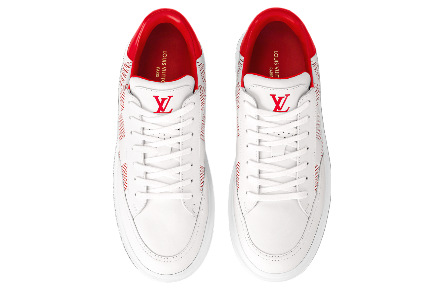 Louis Vuitton Beverly Hills White / Red Damier