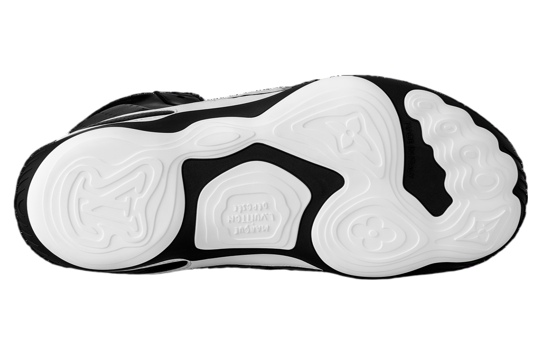 Louis Vuitton LV Footprint Racing High Top Red / White / Black