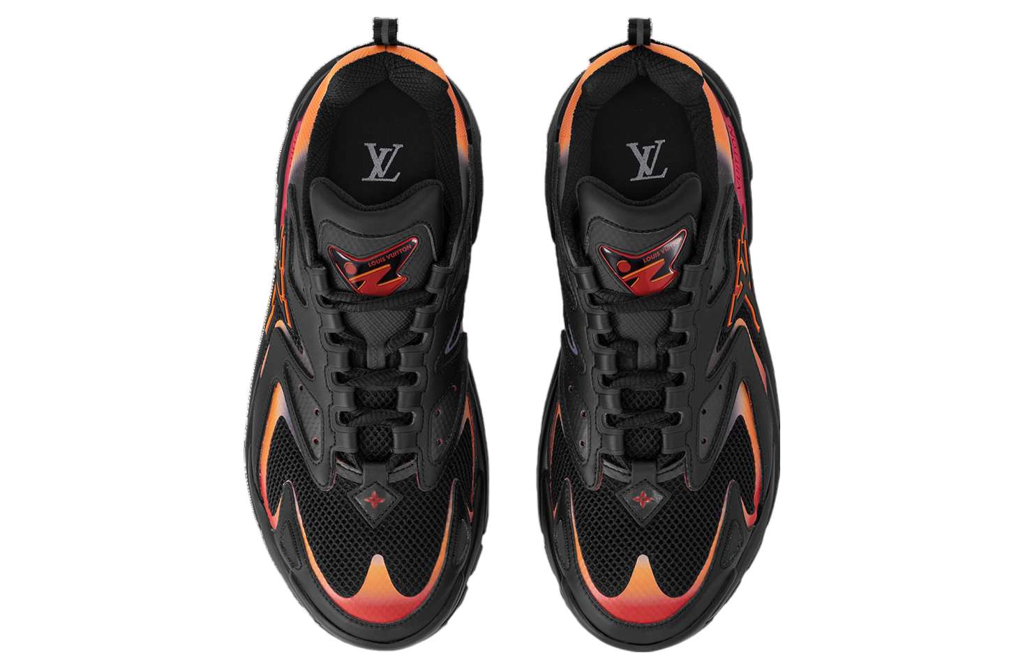 Louis Vuitton LV Runner Tatic Black / Orange / Red