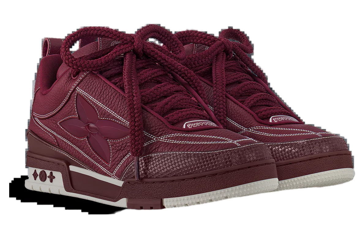 Louis Vuitton LV Skate Bordeaux / White