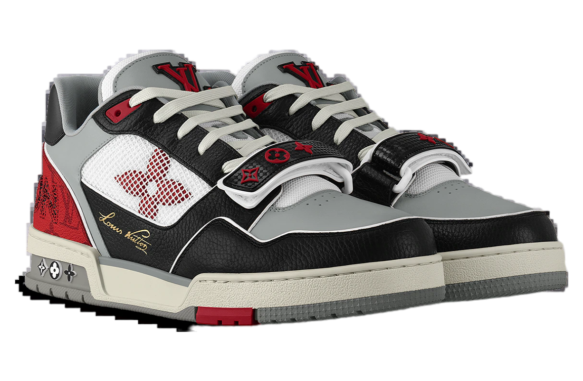 Louis Vuitton LV Trainer Balck / Red / Grey