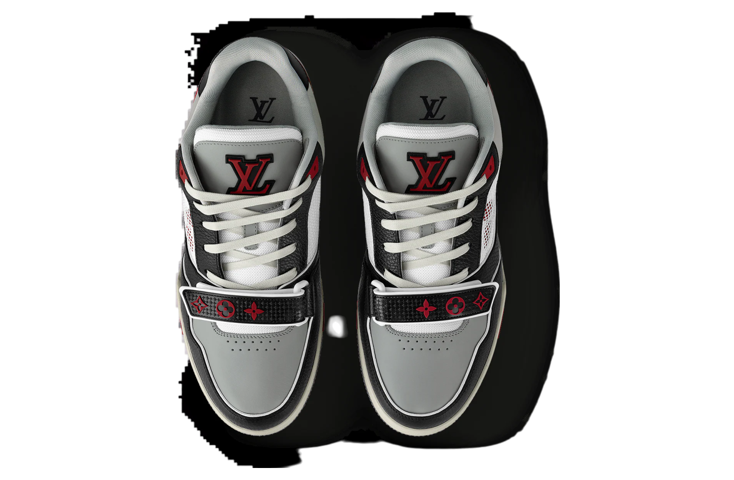 Louis Vuitton LV Trainer Balck / Red / Grey