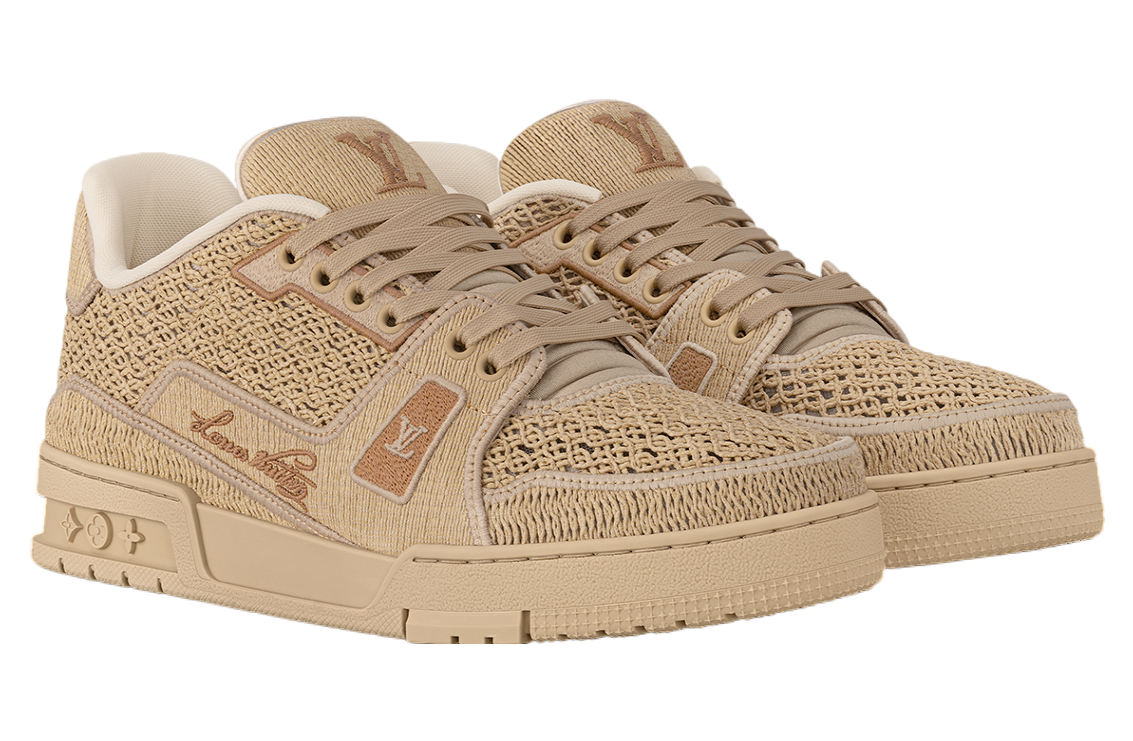 Louis Vuitton LV Trainer Beige / Red