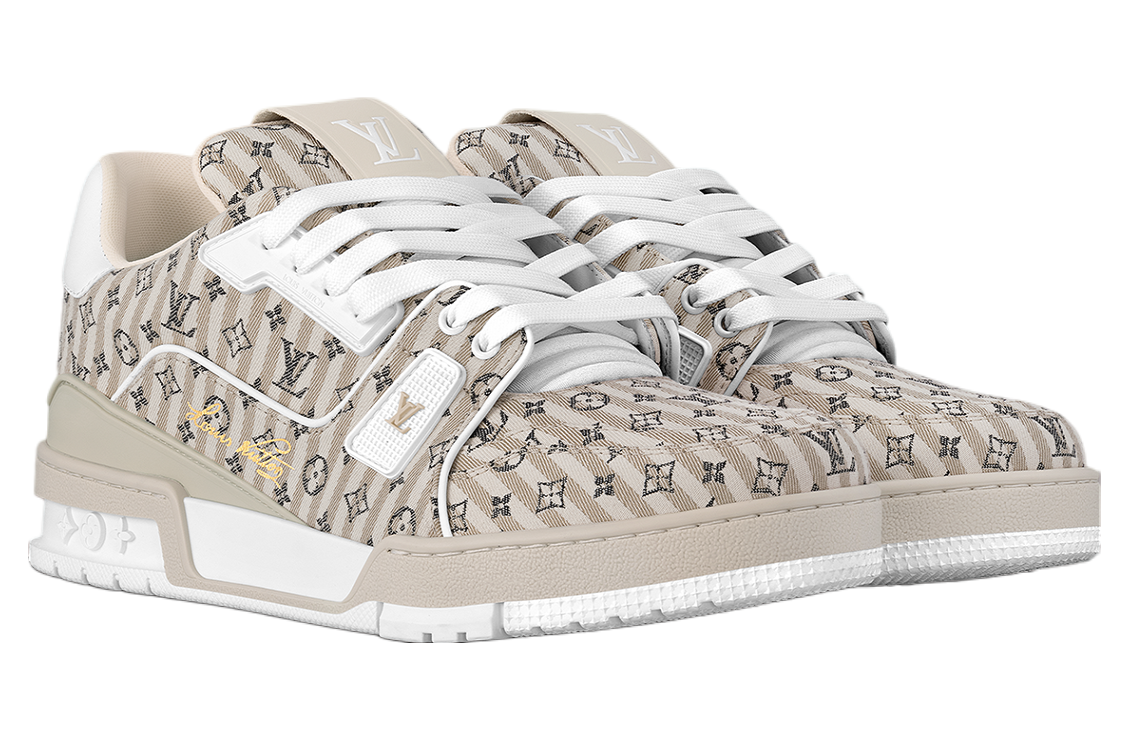 Louis Vuitton LV Trainer Beige / White