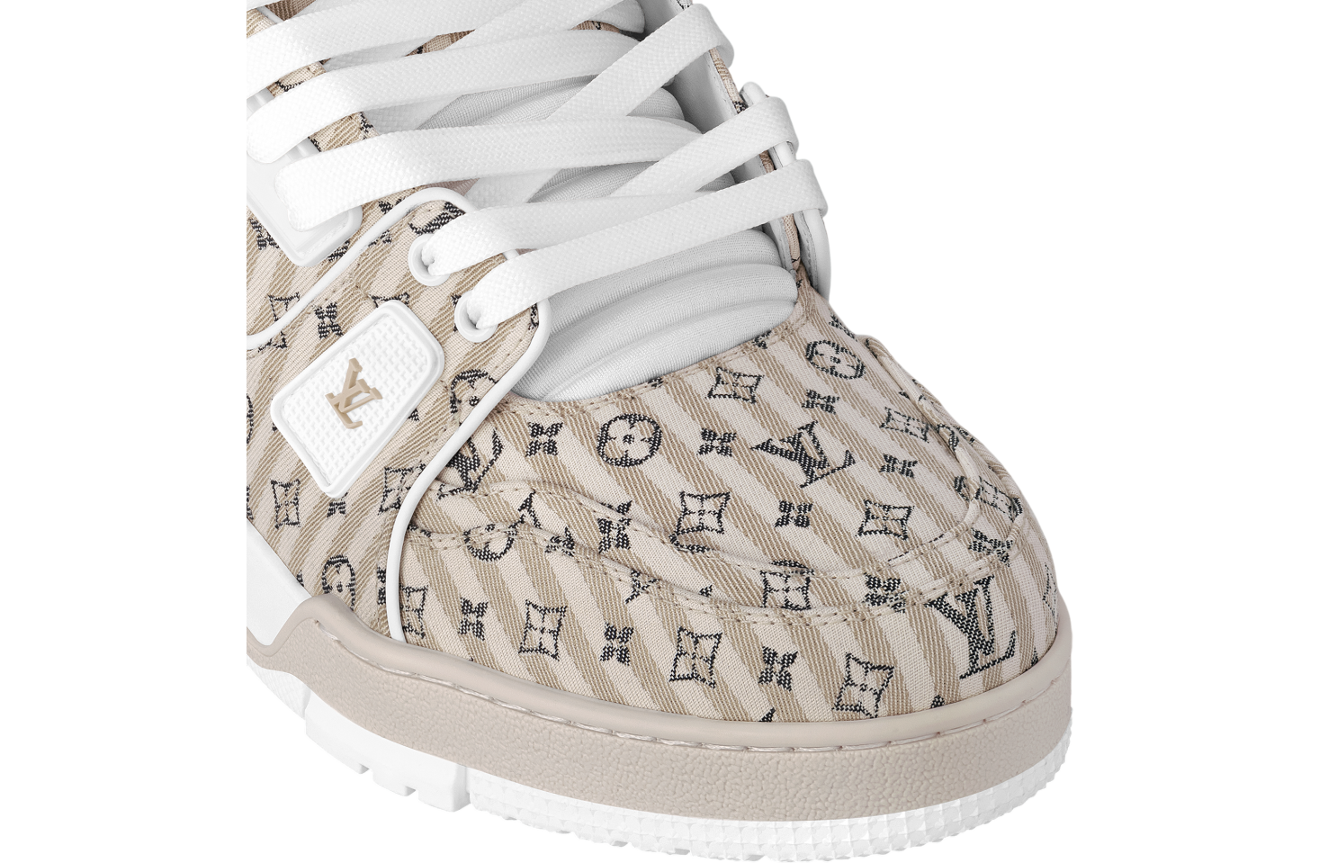 Louis Vuitton LV Trainer Beige / White