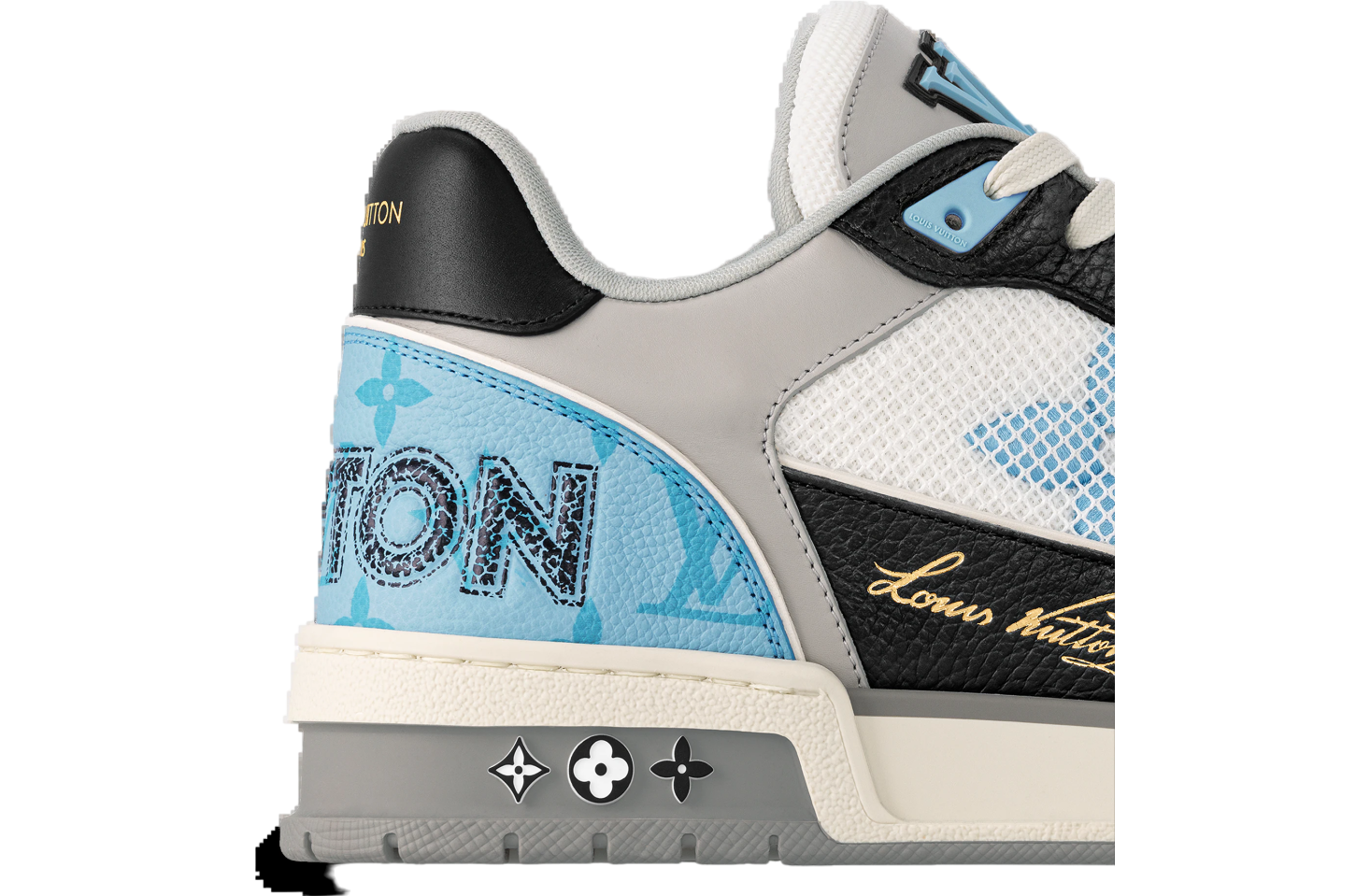 Louis Vuitton LV Trainer Black / Blue / Grey