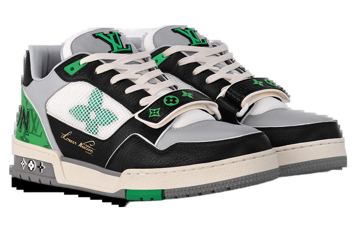 Louis Vuitton LV Trainer Black / Green / Grey