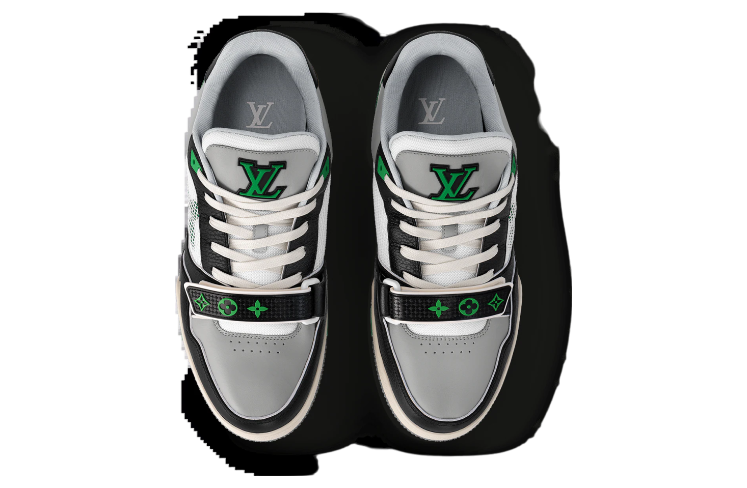 Louis Vuitton LV Trainer Black / Green / Grey