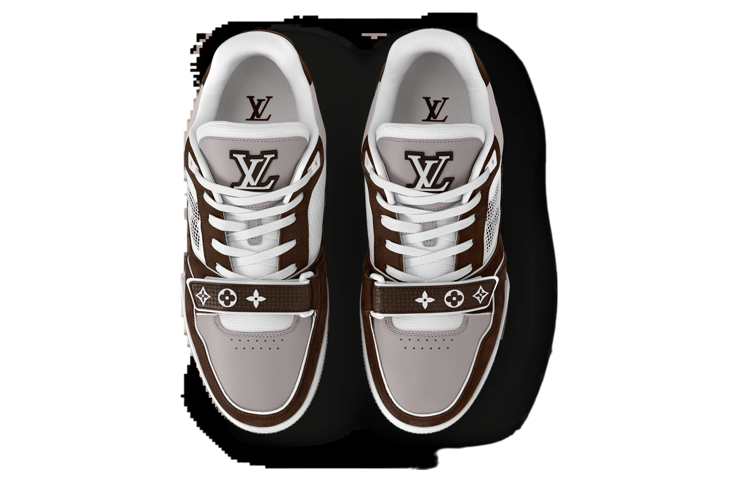 Louis Vuitton LV Trainer Black / Mocha / Grey