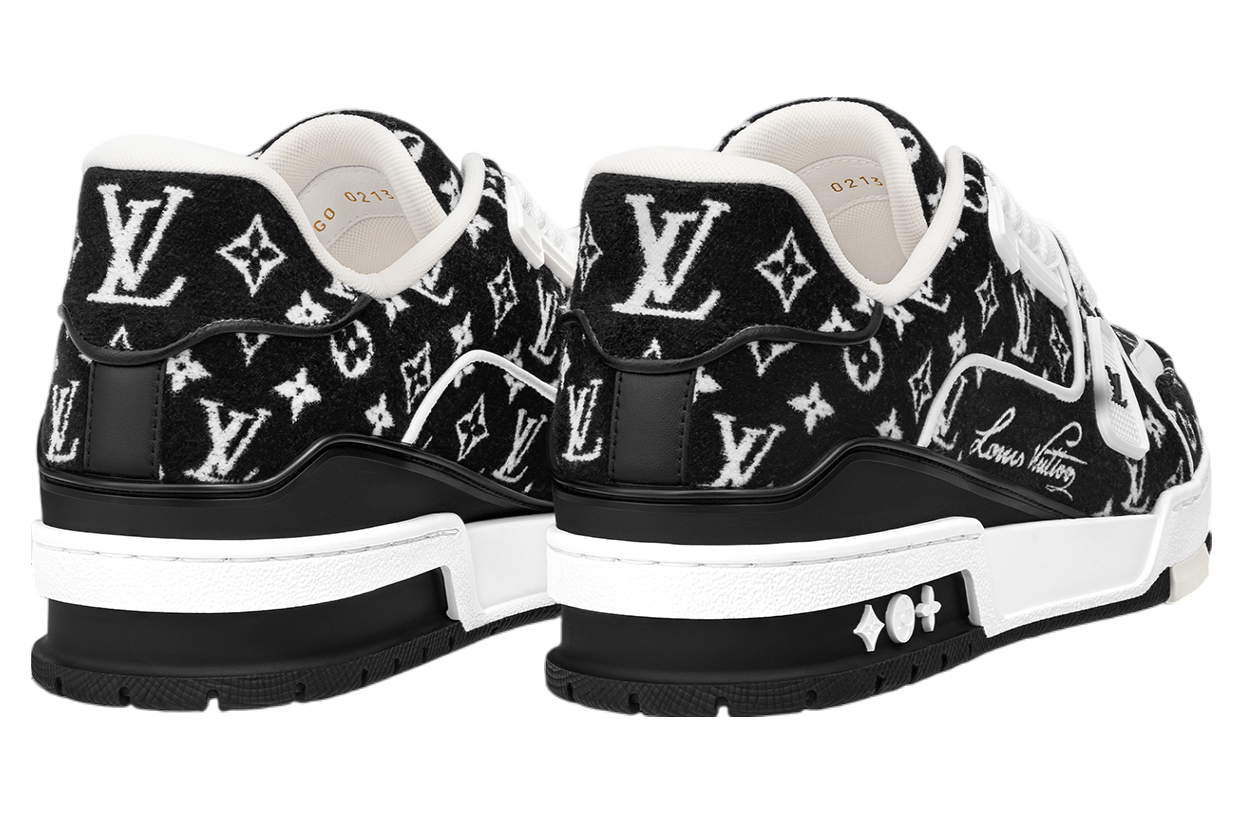 Louis Vuitton LV Trainer Black Monogram Textile