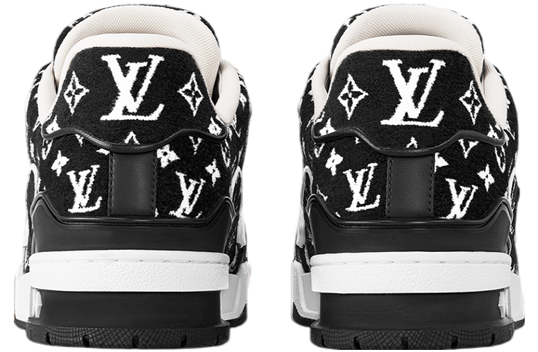 Louis Vuitton LV Trainer Black Monogram Textile