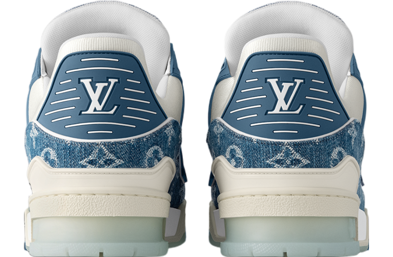 Louis Vuitton LV Trainer Blue Monogram Denim