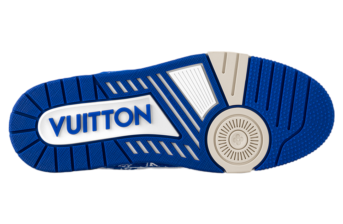 Louis Vuitton LV Trainer Blue Monogram Textile