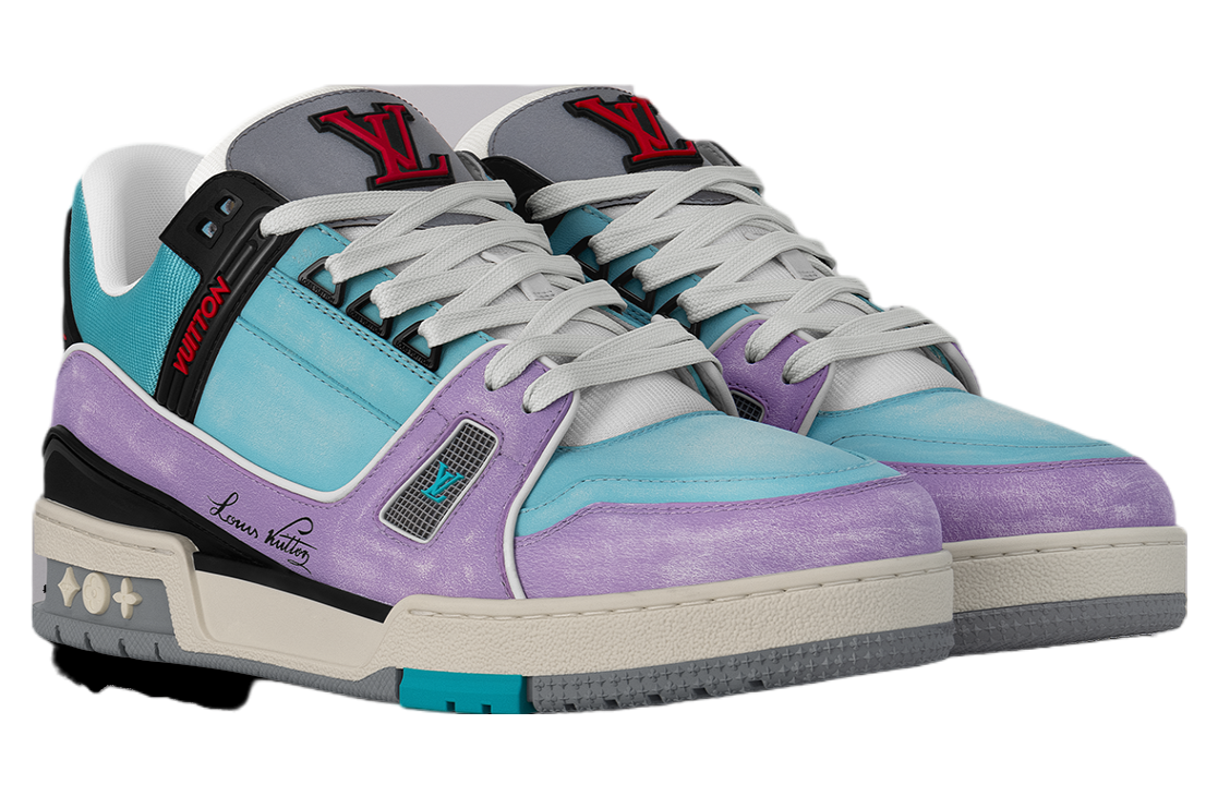 Louis Vuitton LV Trainer Blue / Purple