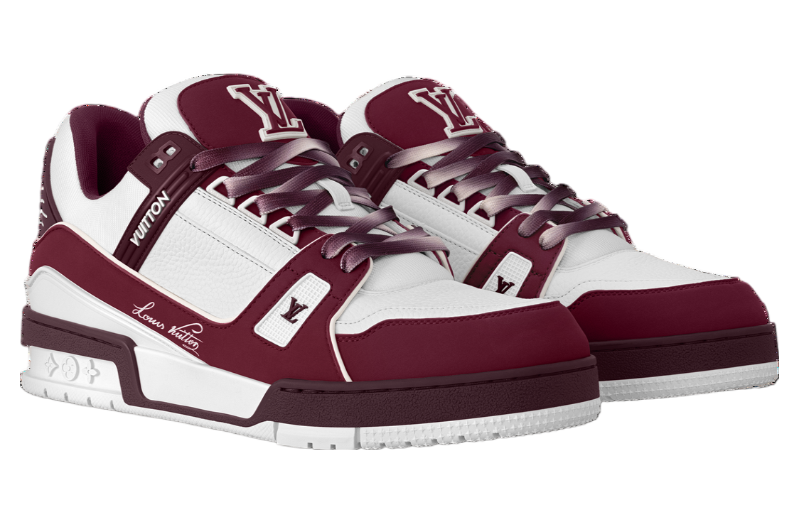 Louis Vuitton LV Trainer Bordeaux Red