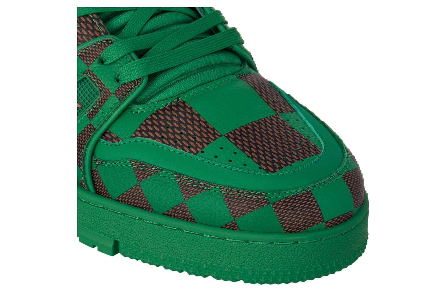 Louis Vuitton LV Trainer Damier Pop Green