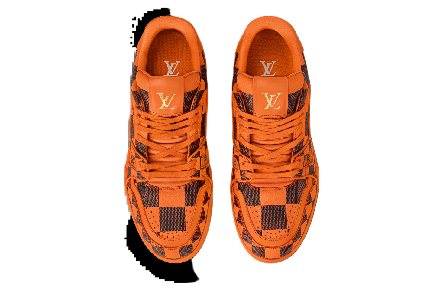 Louis Vuitton LV Trainer Damier Pop Orange