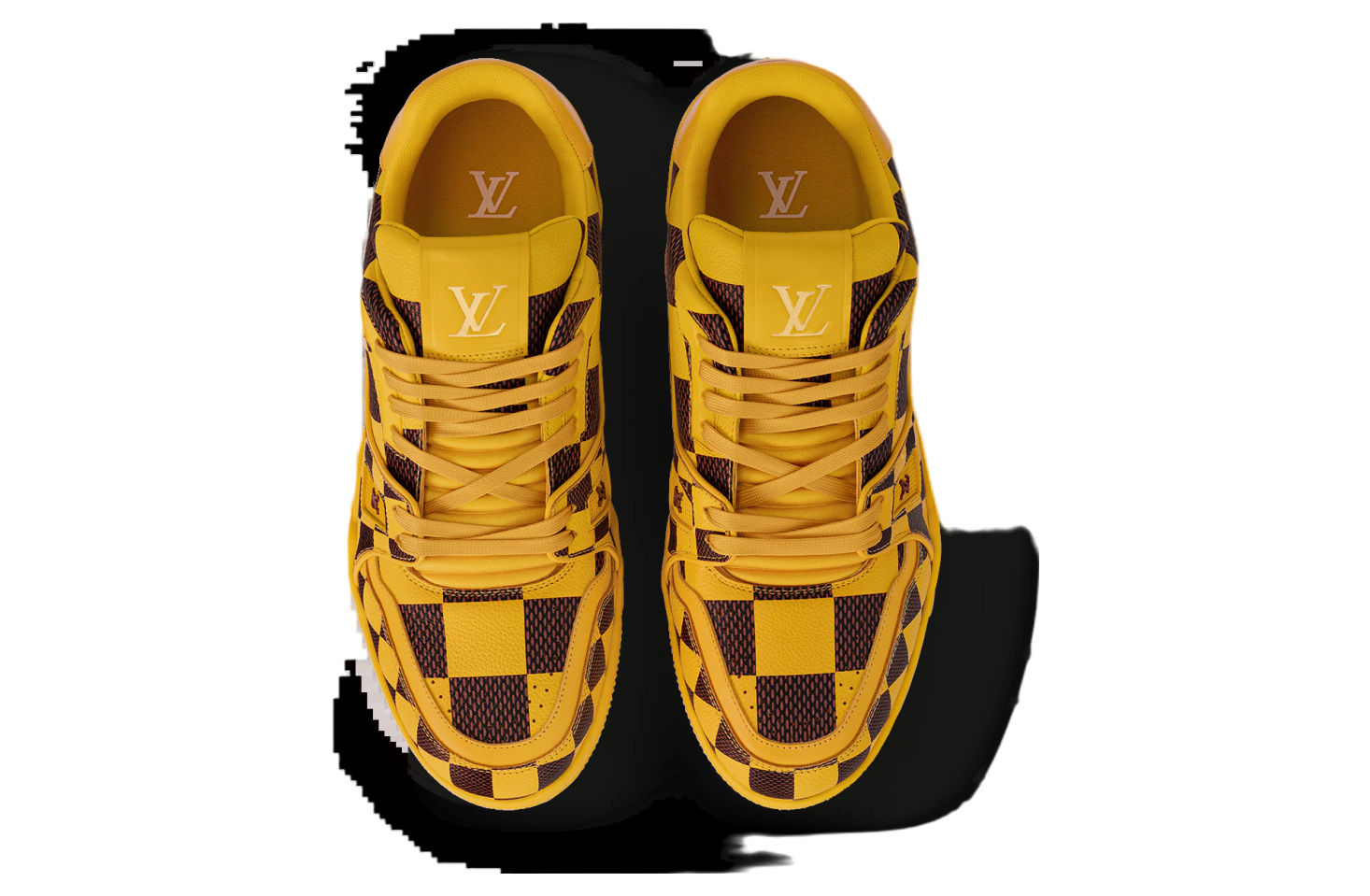 Louis Vuitton LV Trainer Damier Pop Yellow