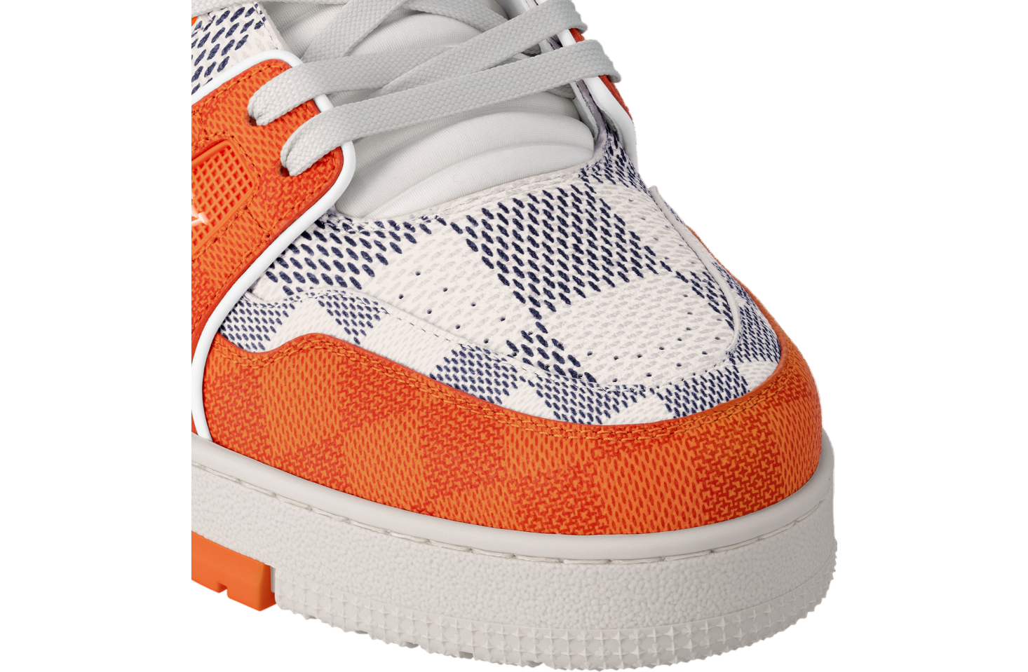 Louis Vuitton LV Trainer Damier White Orange