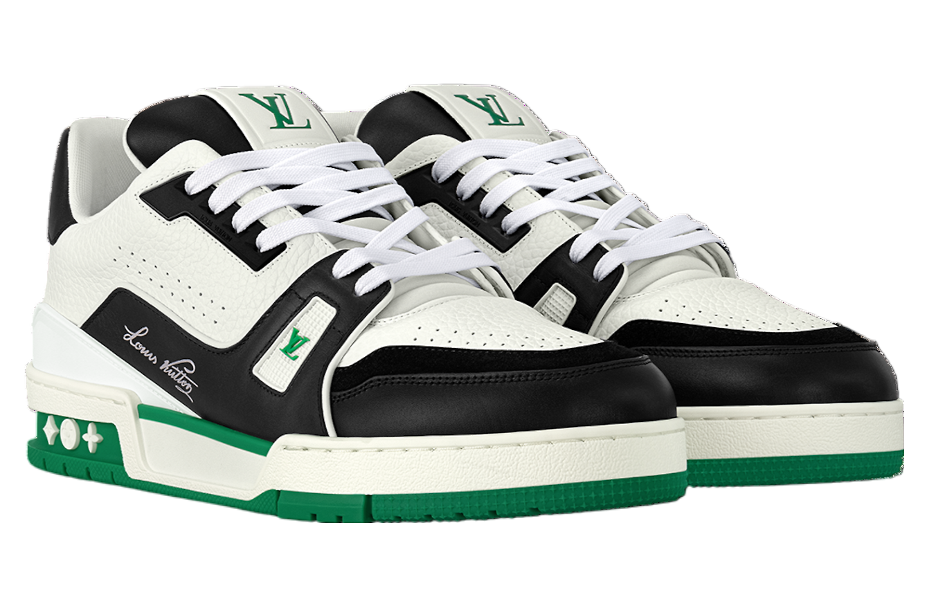 Louis Vuitton LV Trainer Green / Black / White