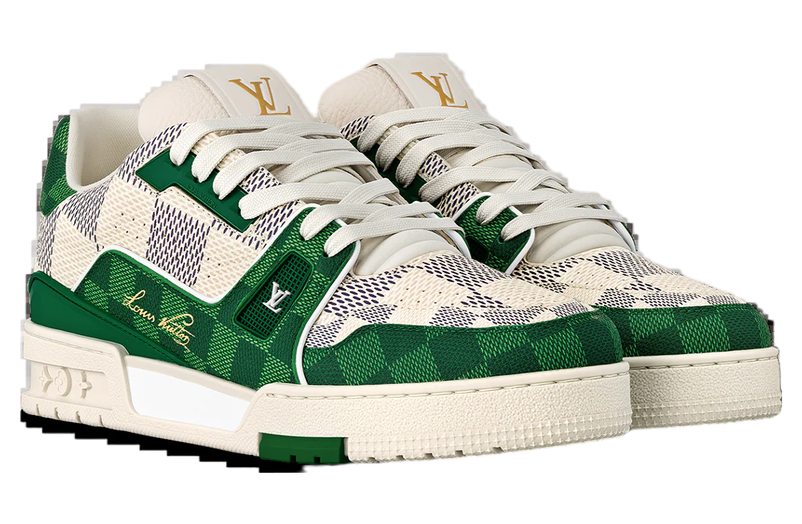 Louis Vuitton LV Trainer Green Damier