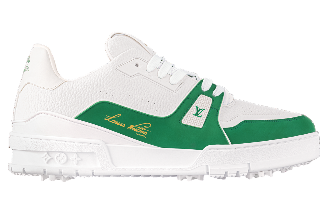 Louis Vuitton LV Trainer Green / Gold - Apr 2025 - 1AHCQA