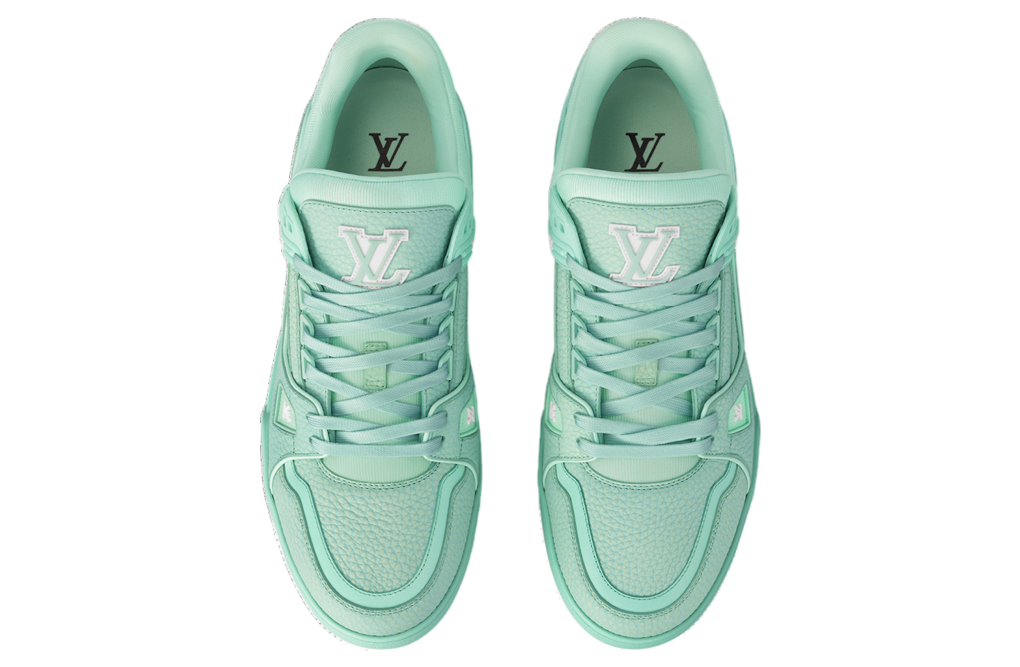 Louis Vuitton LV Trainer Green / White