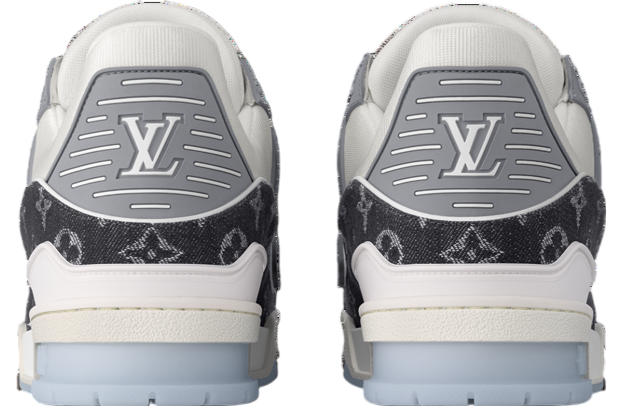 Louis Vuitton LV Trainer Grey / White (Monogram Denim)