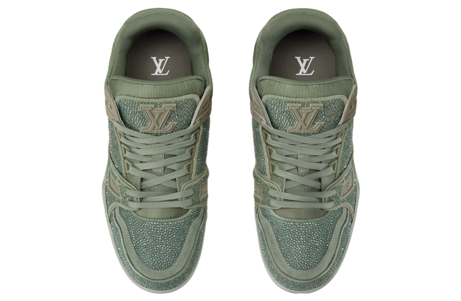 【存在感◎ /カーキ】Louis Vuitton スニーカー LVトレーナー Louis Vuitton LV Trainer Khaki / Green - Apr 2025 - 1AHTMW