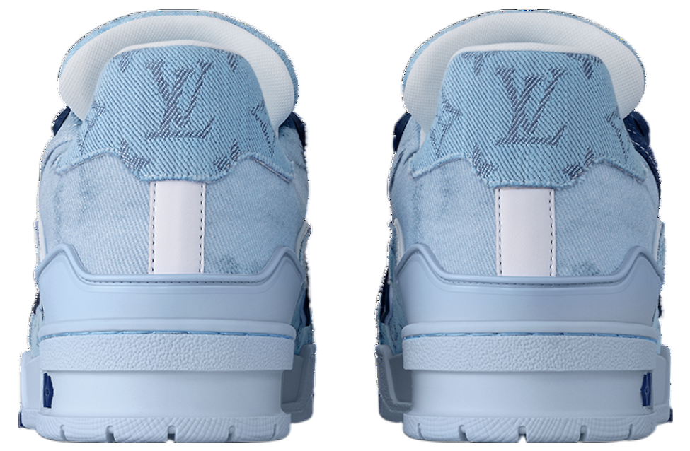 Louis Vuitton LV Trainer Light Blue Monogram Denim