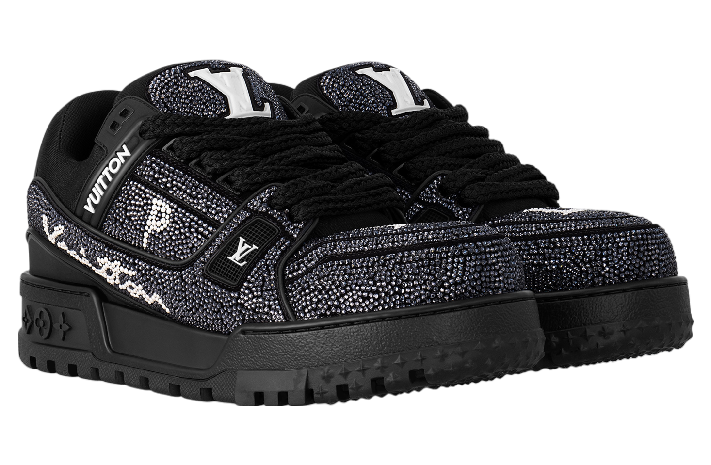 Louis Vuitton LV Trainer Maxi Black / Glittering Swarovski™
