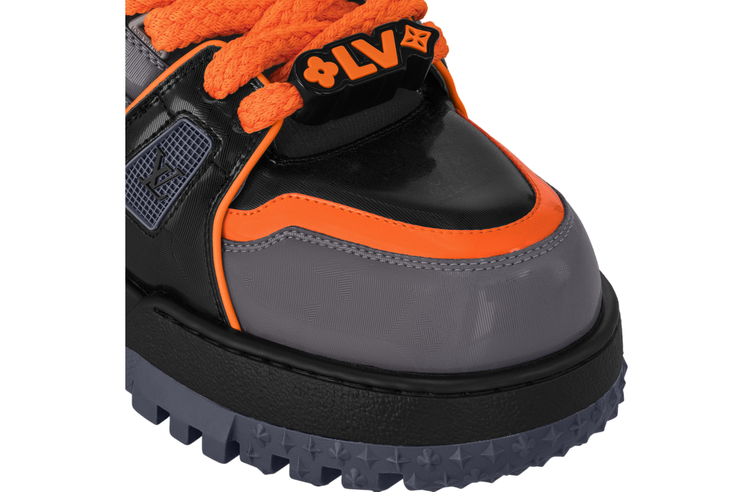 Louis Vuitton LV Trainer Maxi Black / Grey / Orange