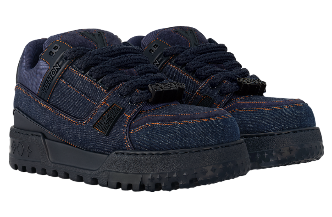 Louis Vuitton LV Trainer Maxi Blue /Textile Laces