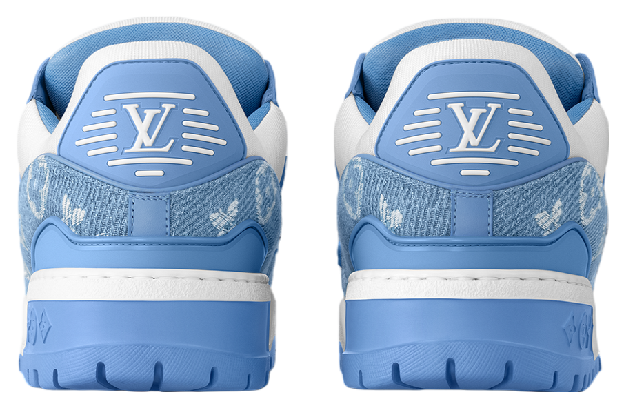 Louis Vuitton LV Trainer Maxi Blue / White Monogram