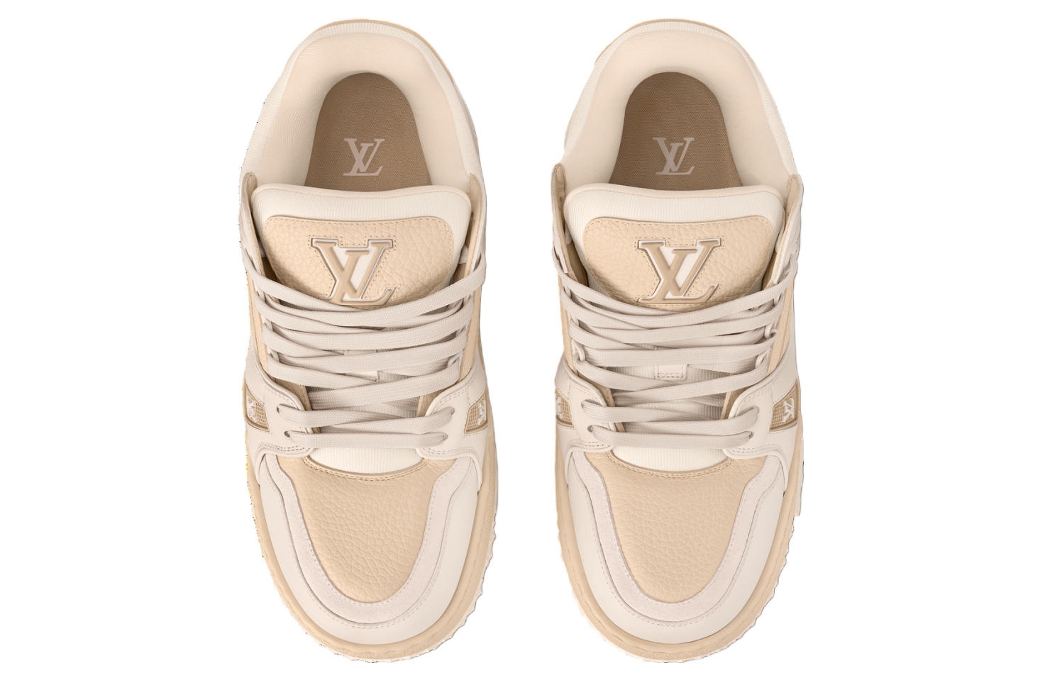 Louis Vuitton LV Trainer Maxi Colorblocked White