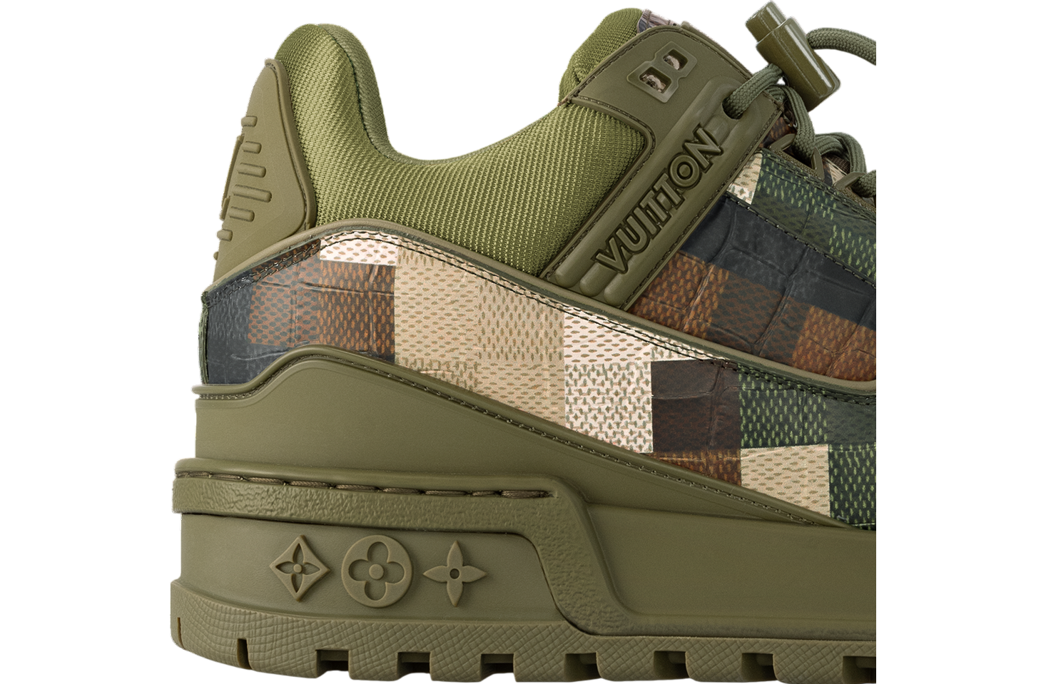 Louis Vuitton LV Trainer Maxi Khaki Damoflage