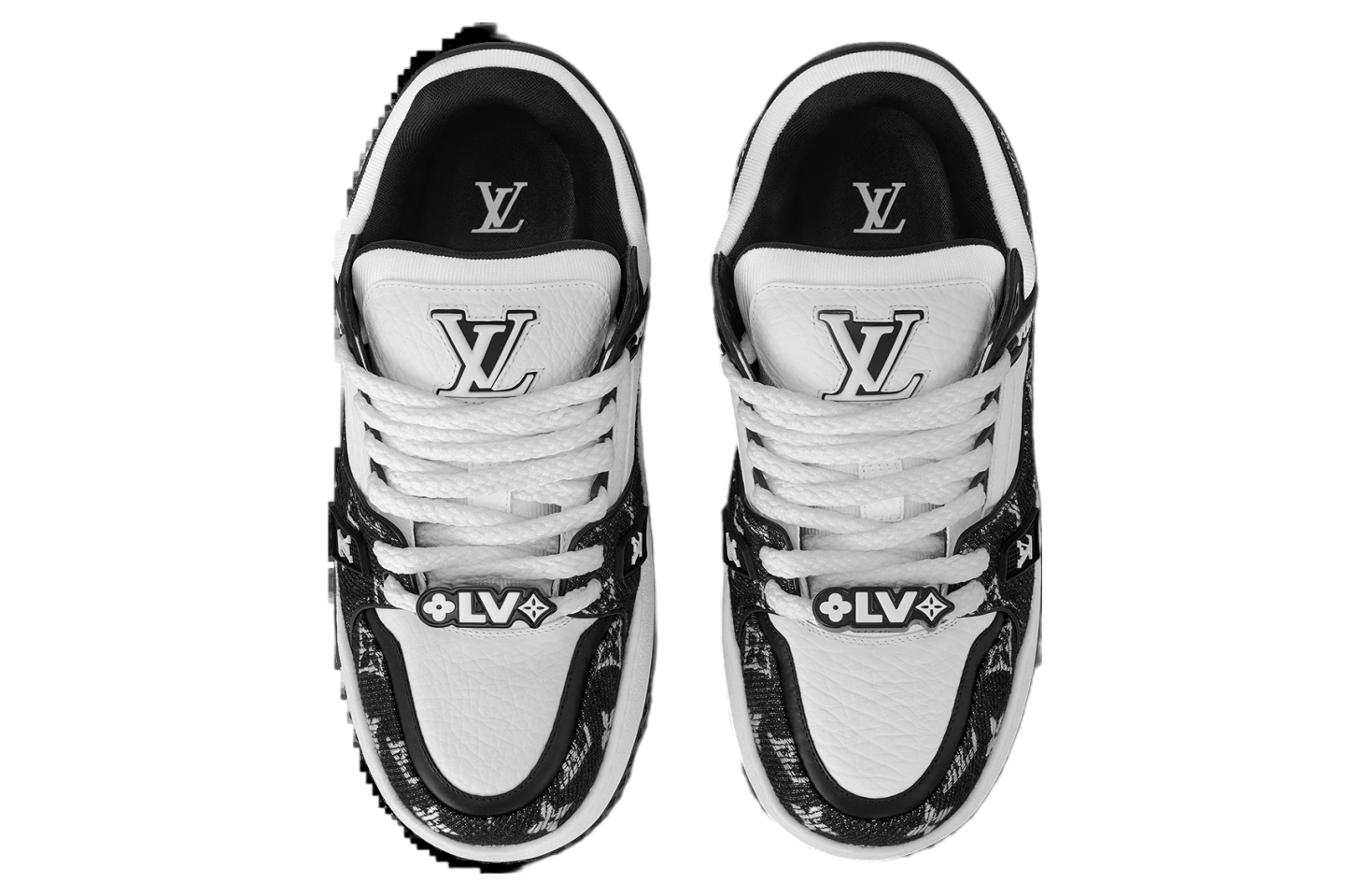 Louis Vuitton LV Trainer Maxi White / Black