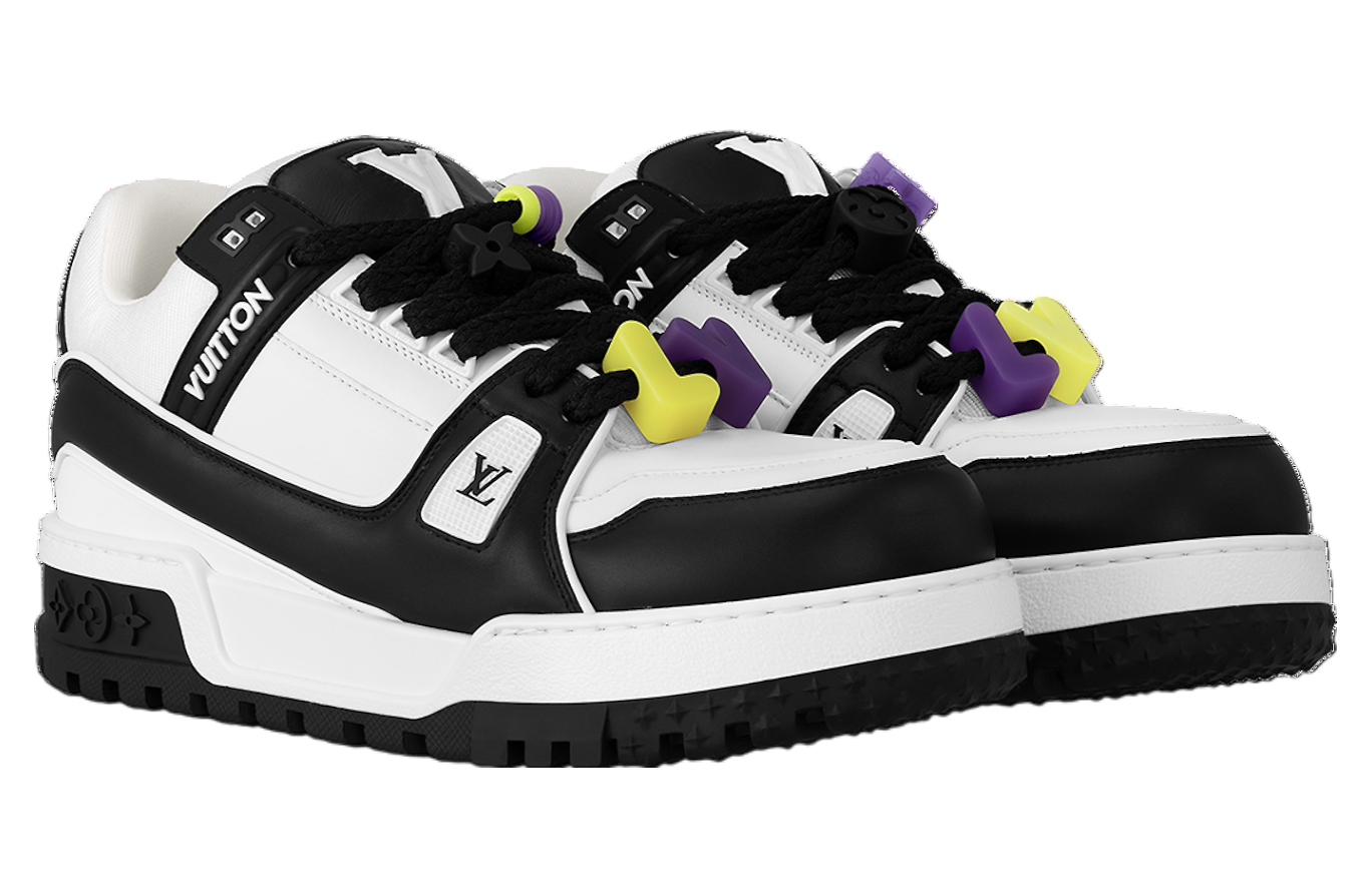 Louis Vuitton LV Trainer Maxi White / Black / Yellow / Purple