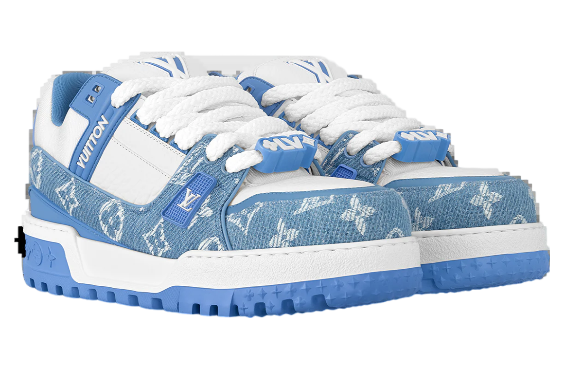 Louis Vuitton LV Trainer Maxi White / Blue