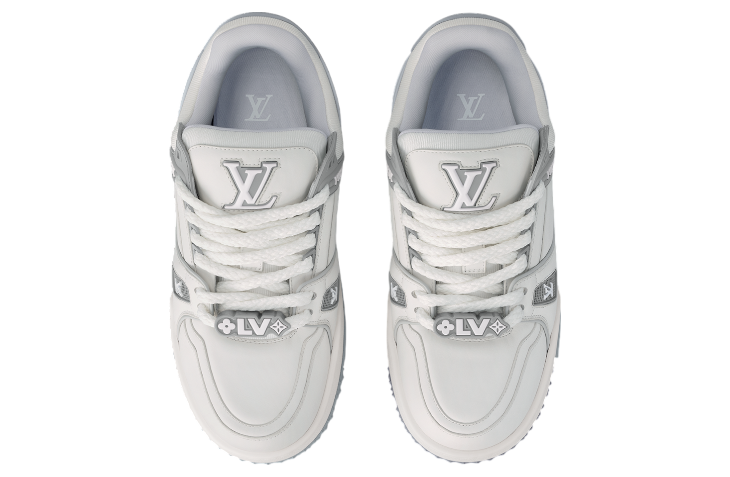 Louis Vuitton LV Trainer Maxi White / Grey