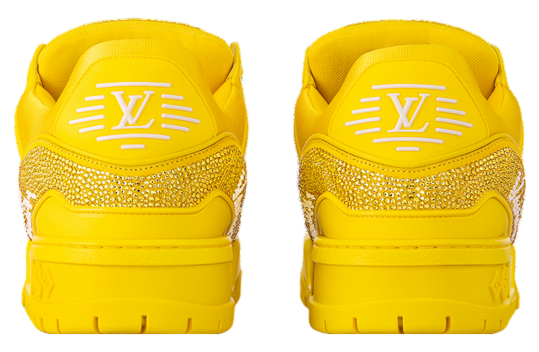 Louis Vuitton LV Trainer Maxi Yellow Swarovski