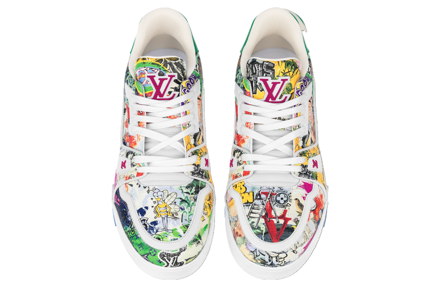 Louis Vuitton LV Trainer Multi Color Graffiti / White